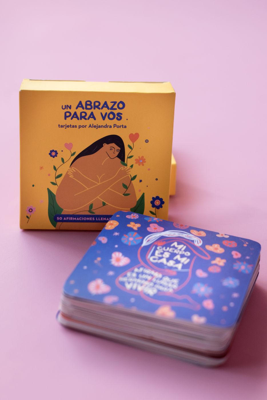 Un Abrazo Para Vos cartas de afirmación